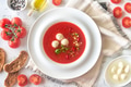 Portion of gazpacho Portion of gazpacho - PhotoDune Item for Sale