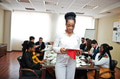 Multiracial young creative people in modern office Multiracial young creative people in modern office - PhotoDune Item for Sale