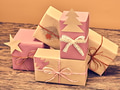 Gift boxes handcraft stack, Christmas decorations Gift boxes handcraft stack, Christmas decorations - PhotoDune Item for Sale