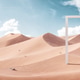 Surreal 3d Illustration of a White Door in the Middle of the Desert. Surreal 3d Illustration of a White Door in the Middle of the Desert. - PhotoDune Item for Sale