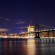View of Manhattan Bridge New York city skyline at night with lights reflecting on water View of Manhattan Bridge New York city skyline at night with lights reflecting on water - PhotoDune Item for Sale