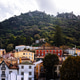 Scenic view of Sintra, Portugal, with colorful buildings and a castle on a hilltop. Scenic view of Sintra, Portugal, with colorful buildings and a castle on a hilltop. - PhotoDune Item for Sale