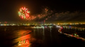 Fireworks over the bay and downtown Mobile Fireworks over the bay and downtown Mobile - PhotoDune Item for Sale
