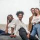Confident diverse people posing together outdoors Confident diverse people posing together outdoors - PhotoDune Item for Sale
