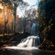 Ancient monastery nestled in autumn forest landscape under blue sky. Monasterio de Piedra Ancient monastery nestled in autumn forest landscape under blue sky. Monasterio de Piedra - PhotoDune Item for Sale