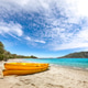 Breathtaking view of beach of Santa Giulia resort. Breathtaking view of beach of Santa Giulia resort. - PhotoDune Item for Sale