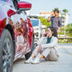 Car accident crash, Cars insurance protection, Claim collision, Auto emergency. Car accident crash, Cars insurance protection, Claim collision, Auto emergency. - PhotoDune Item for Sale