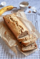 side view of a sliced banana bread side view of a sliced banana bread - PhotoDune Item for Sale