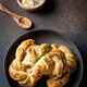 Zaatar puff pastry knots with labneh Zaatar puff pastry knots with labneh - PhotoDune Item for Sale