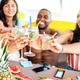 Trendy people toasting fancy cocktails at boat party trip Trendy people toasting fancy cocktails at boat party trip - PhotoDune Item for Sale