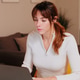 Focused Woman Working On Laptop At Home Office Focused Woman Working On Laptop At Home Office - PhotoDune Item for Sale