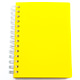 yellow notebook isolated on white background yellow notebook isolated on white background - PhotoDune Item for Sale