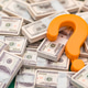 Financial Decision Making Concept with Question Mark Over USD Dollar Currency Financial Decision Making Concept with Question Mark Over USD Dollar Currency - PhotoDune Item for Sale
