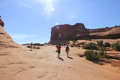 Travelers hiking & exploring the amazing Arches National Park & surrounding areas of deserts in Utah Travelers hiking & exploring the amazing Arches National Park & surrounding areas of deserts in Utah - PhotoDune Item for Sale