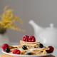 Pancakes with berries for breakfast. Still life Pancakes with berries for breakfast. Still life - PhotoDune Item for Sale