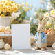 White postcard mockup with a spring garden background and a rabbit White postcard mockup with a spring garden background and a rabbit - PhotoDune Item for Sale