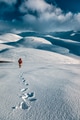 Man in the snowy mountains Man in the snowy mountains - PhotoDune Item for Sale