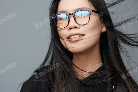 Woman business face beautiful attractive beauty asian smile