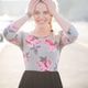 young beautiful blonde woman outdoor young beautiful blonde woman outdoor - PhotoDune Item for Sale
