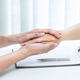 doctor touching patient reassuring for encouragement and empathy to support while examination doctor touching patient reassuring for encouragement and empathy to support while examination - PhotoDune Item for Sale