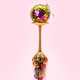Upside down golden champagne flute filled with Christmas decorations Upside down golden champagne flute filled with Christmas decorations - PhotoDune Item for Sale