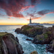 Sunrise over the lighthouse at Fanad Head in County Donegal Sunrise over the lighthouse at Fanad Head in County Donegal - PhotoDune Item for Sale