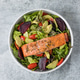 Salmon with avocado, beetrooot and fresh vegetable green salad Salmon with avocado, beetrooot and fresh vegetable green salad - PhotoDune Item for Sale
