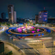 Aerial night long exposure of La Minerva roundabout in Guadalajara Mexico Aerial night long exposure of La Minerva roundabout in Guadalajara Mexico - PhotoDune Item for Sale