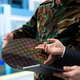 Close up of military man and management executive producing silicon wafers Close up of military man and management executive producing silicon wafers - PhotoDune Item for Sale