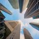 Looking up high-rise buildings Looking up high-rise buildings - PhotoDune Item for Sale