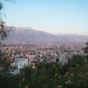 Santiago de Chile skyline from San Cristobal hill. Andes mountain range on the background Santiago de Chile skyline from San Cristobal hill. Andes mountain range on the background - PhotoDune Item for Sale