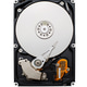 Detailed view of the inside of a hard disk drive. Front view of HDD ...