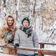 Portrait winter family with teen boy and maltipoo dog hugging near wooden fence, smiling faces Portrait winter family with teen boy and maltipoo dog hugging near wooden fence, smiling faces - PhotoDune Item for Sale