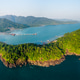High angle panorama of tropical bay and mountains in Ko Chang, Thailand. High angle panorama of tropical bay and mountains in Ko Chang, Thailand. - PhotoDune Item for Sale