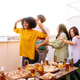 Joyful Gathering of Friends for a Delicious Meal Having fun and Celebrating with Alcoholic Bewerage Joyful Gathering of Friends for a Delicious Meal Having fun and Celebrating with Alcoholic Bewerage - PhotoDune Item for Sale