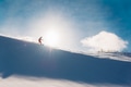 snowboarder is riding from snow hill snowboarder is riding from snow hill - PhotoDune Item for Sale