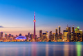 Toronto city skyline at night, Ontario, Canada Toronto city skyline at night, Ontario, Canada - PhotoDune Item for Sale