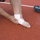 man applying compression bandage onto ankle injury After exercise concept Sports injuries. man applying compression bandage onto ankle injury After exercise concept Sports injuries. - PhotoDune Item for Sale