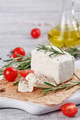 Fresh feta cheese with rosemary Fresh feta cheese with rosemary - PhotoDune Item for Sale