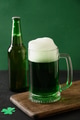 Patrick's day green beer and shamrock symbol. Patrick's day green beer and shamrock symbol. - PhotoDune Item for Sale