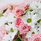 Background of beautiful bouquet of rose and chrysanthemums flowers. Floral arrangement. Background of beautiful bouquet of rose and chrysanthemums flowers. Floral arrangement. - PhotoDune Item for Sale