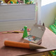 Children art supplies and craft materials on brown table in playroom Children art supplies and craft materials on brown table in playroom - PhotoDune Item for Sale