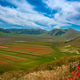 The Piana Grande of Castelluccio di Norcia (PG) with its fields in bloom. The Piana Grande of Castelluccio di Norcia (PG) with its fields in bloom. - PhotoDune Item for Sale