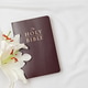 A symbolic Christian composition with Holy Bible lies beside a fresh white lily A symbolic Christian composition with Holy Bible lies beside a fresh white lily - PhotoDune Item for Sale