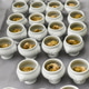 Tray of savory wedding appetizers served in small white cups Tray of savory wedding appetizers served in small white cups - PhotoDune Item for Sale