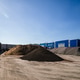 huge piles of sand and cement in production. industrial enterprise huge piles of sand and cement in production. industrial enterprise - PhotoDune Item for Sale