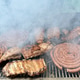 Grilled sausage and steaks Grilled sausage and steaks - PhotoDune Item for Sale