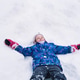 Portrait child in winter snowy weather outdoors Portrait child in winter snowy weather outdoors - PhotoDune Item for Sale