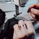 woman sews on the sewing machine woman sews on the sewing machine - PhotoDune Item for Sale