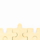 wooden jigsaw puzzle pieces on white background wooden jigsaw puzzle pieces on white background - PhotoDune Item for Sale